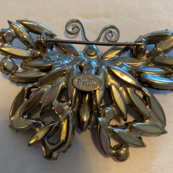 Vintage Marie Ferra Butterfly Pin/Brooch Signed - Picture 5 of 7